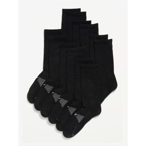 OldNavy Gender-Neutral Crew Go-Dry Socks 6-Pack for Kids