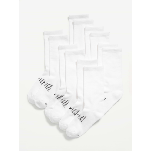 OldNavy Gender-Neutral Crew Go-Dry Socks 6-Pack for Kids