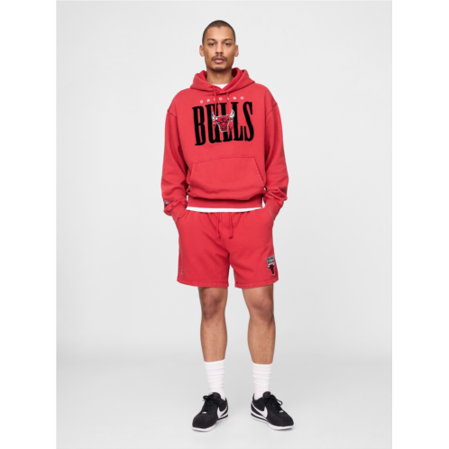 Gap NBA Chicago Bulls Logo Heavyweight Sweat Shorts