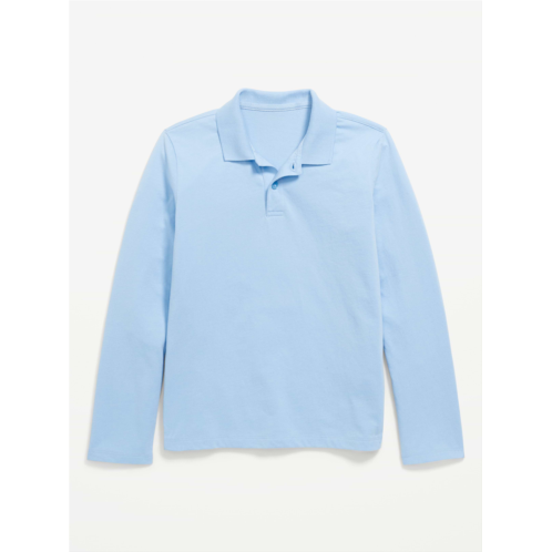 OldNavy School Uniform Long-Sleeve Polo Shirt for Boys