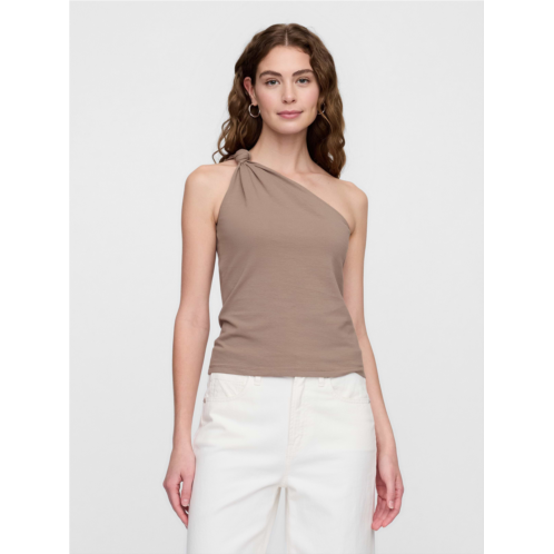 Gap One-Shoulder Stretch-Jersey Tank Top