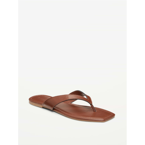 OldNavy Faux-Leather Flip Flop for Women