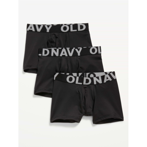 OldNavy Go-Dry Boxer-Briefs Performance Underwear 3-Pack for Boys