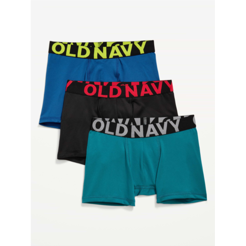 OldNavy Go-Dry Boxer-Briefs Performance Underwear 3-Pack for Boys