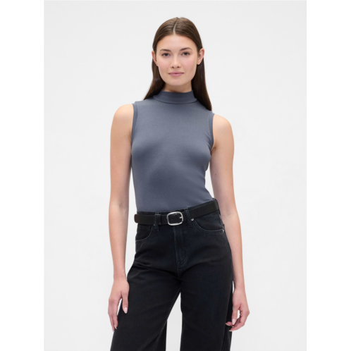Gap Modern Ribbed Mockneck Tank Top