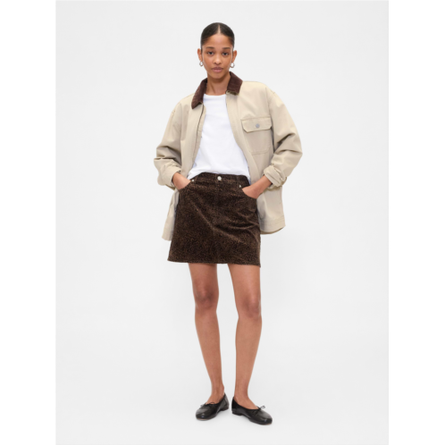 Gap Corduroy Mini Skirt