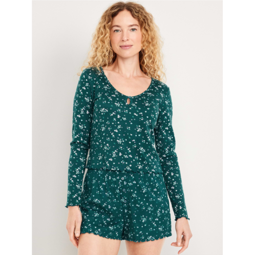 OldNavy Cozy Ribbed Pajama Top