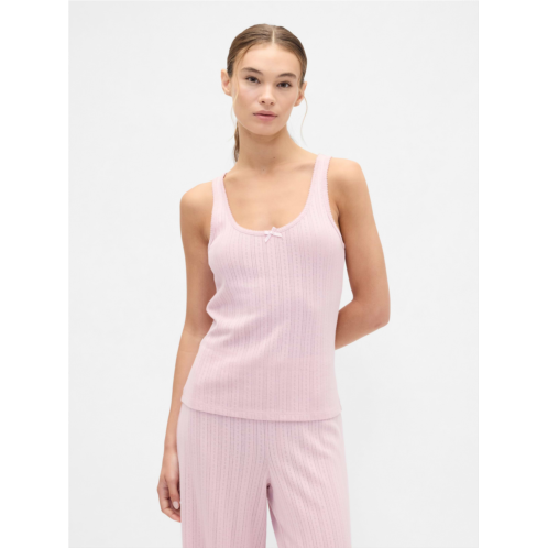 Gap Pointelle Scoopneck PJ Tank Top