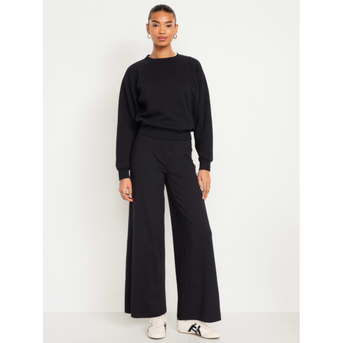 OldNavy Mid-Rise Jersey Super Wide-Leg Leggings
