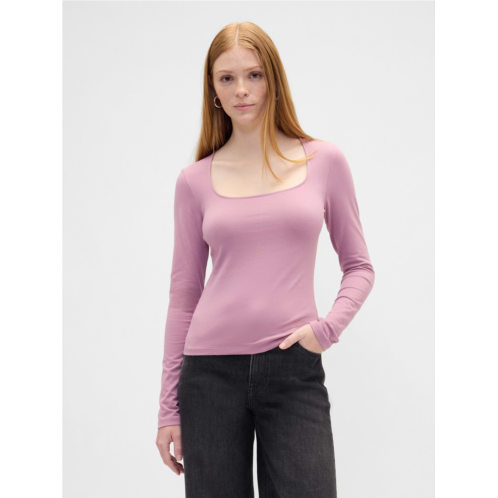 Gap Stretch Jersey Scoopneck Top