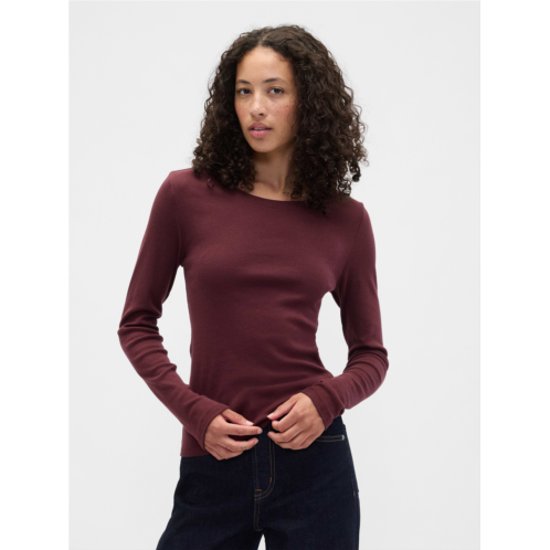 Gap Modern Ribbed Crewneck T-Shirt