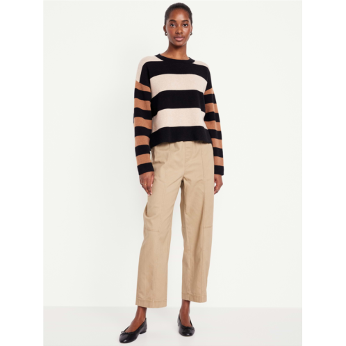 OldNavy High-Waisted Barrel Ankle Pants