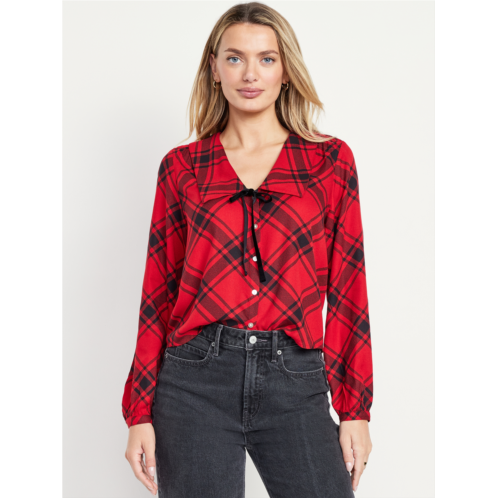 OldNavy Crepe Button-Down Top