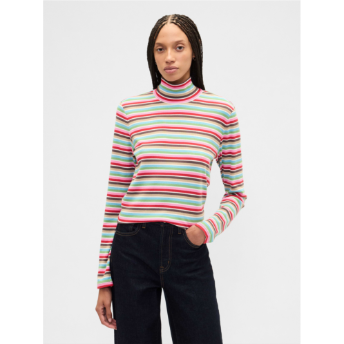 Gap Ribbed Turtleneck T-Shirt