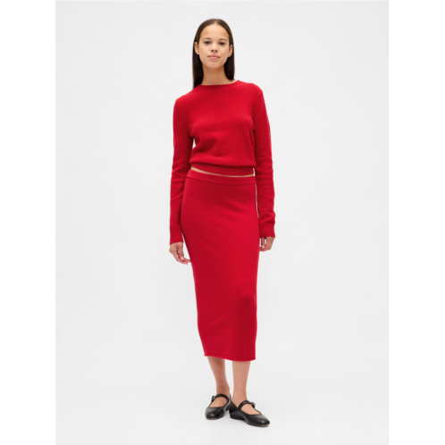 Gap CashSoft Stretch Midi Skirt