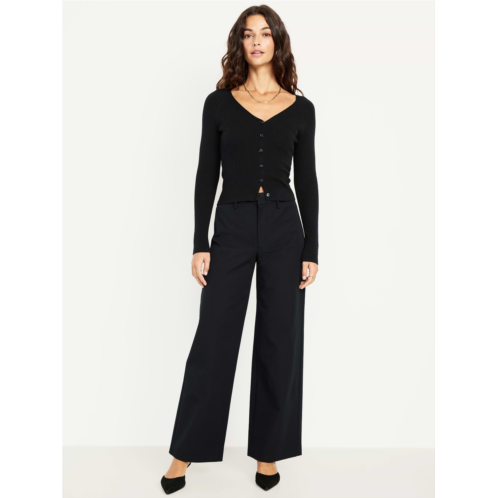 OldNavy High-Waisted Pixie Super Wide-Leg Pants