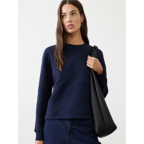 bananarepublic Quilted Sweatshirt