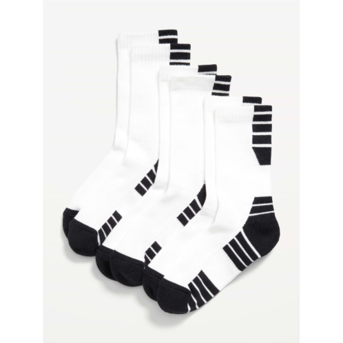 OldNavy Crew Go-Dry Basketball Socks 3-Pack for Boys