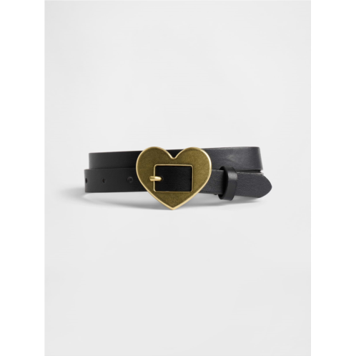 Gap Kids Vegan-Leather Heart Belt