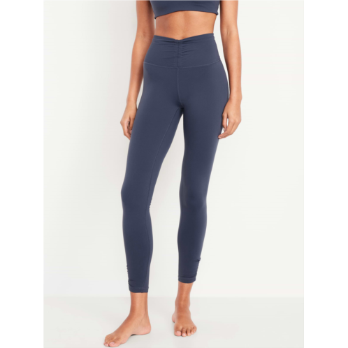 OldNavy High-Waisted StudioSmooth Ruched Leggings