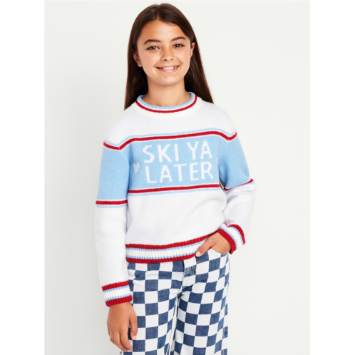 OldNavy SoSoft Printed Sweater for Girls