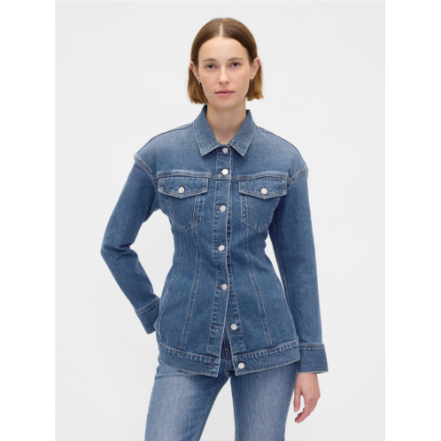 Gap Contoured Longline Denim Jacket