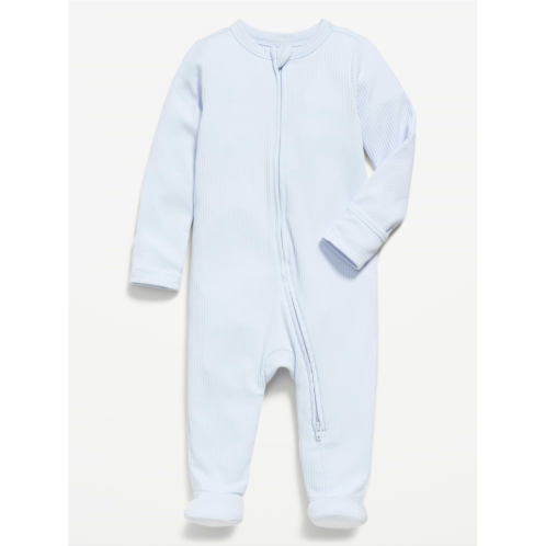 OldNavy Ribbed 2-Way-Zip Sleep & Play Footed One-Piece for Baby