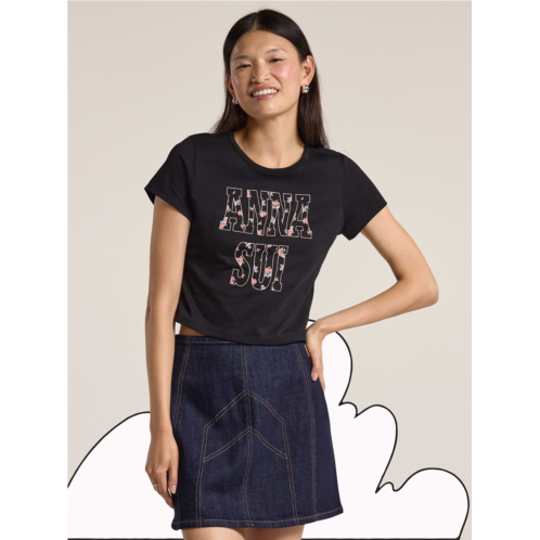 Old Navy x Anna Sui Ringer Tee