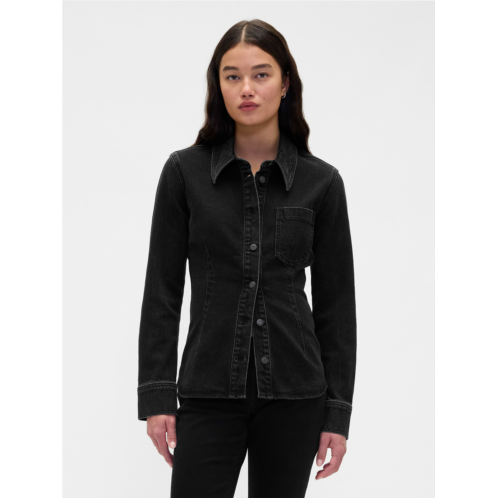 Gap Denim Cinch-Seam Shirt