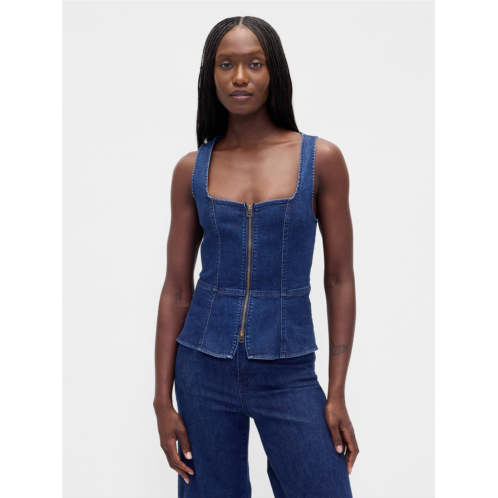 Gap Denim Zip Vest
