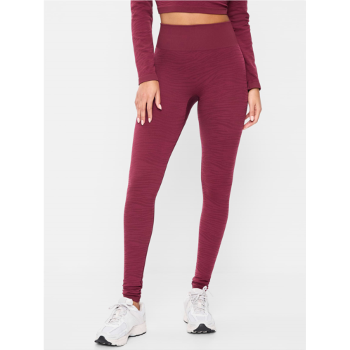 OldNavy High-Waisted Seamless Jacquard Leggings