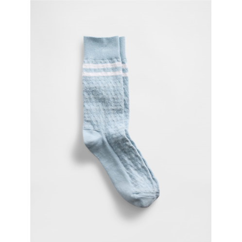 Gap Argyle Varsity Crew Socks