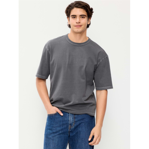 OldNavy Garment-Dyed Heavyweight Cropped T-Shirt
