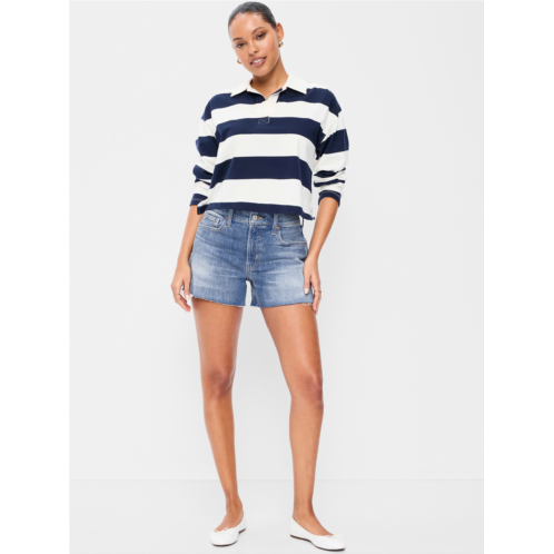 OldNavy High-Waisted OG Jean Shorts -- 4-inch inseam