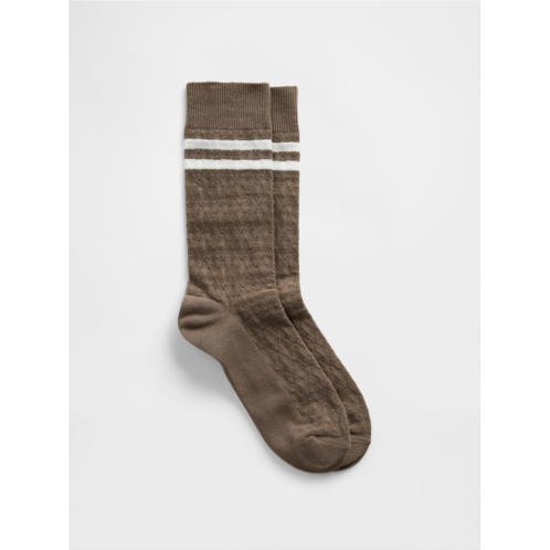 Gap Argyle Varsity Crew Socks
