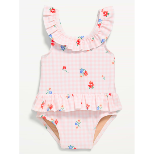 OldNavy Printed Ruffle-Trim One-Piece Swimsuit for Baby