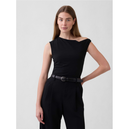 Gap Stretch Jersey One-Shoulder Top