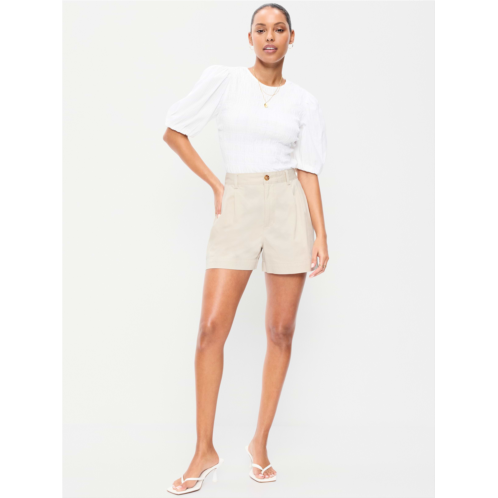 OldNavy High-Waisted OGC Chino Shorts -- 4-inch inseam