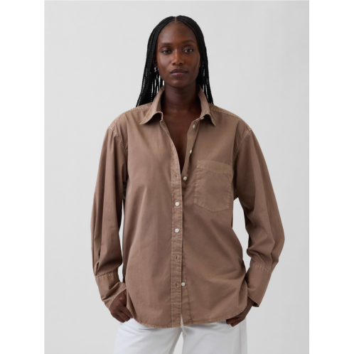 Gap Organic Cotton Poplin Big Shirt