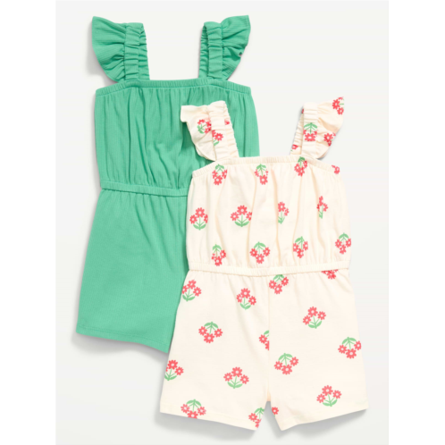 OldNavy Sleeveless Romper 2-Pack for Toddler Girls