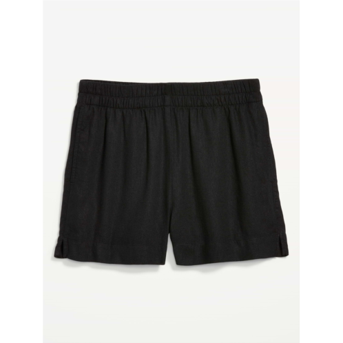 OldNavy High-Waisted Beach Linen Pull-On Shorts