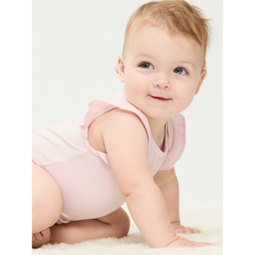 OldNavy Ruffle-Sleeve Ribbed Bodysuit for Baby
