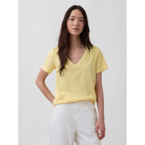 Gap Organic Cotton VintageSoft V-Neck T-Shirt