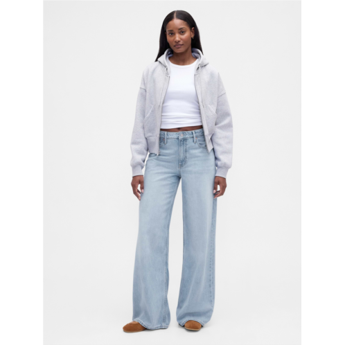 Gap Curvy Mid Rise UltraSoft Baggy Jeans