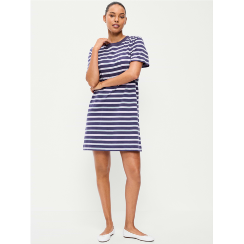 OldNavy Vintage Crew-Neck Mini T-Shirt Dress