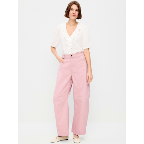 OldNavy Mid-Rise Barrel Chino Pants