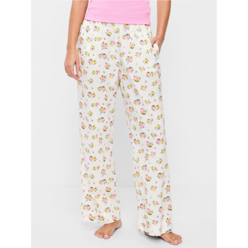 OldNavy High-Waisted Poplin Pajama Pant