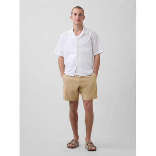 Gap 7.5 Linen-Cotton Shorts