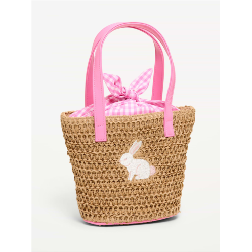 OldNavy Straw Basket Bag for Toddler Girls