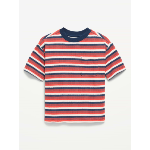 OldNavy Oversized Short-Sleeve Waffle-Knit T-Shirt for Toddler Boys
